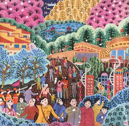 射阳县第29届农民画大赛获奖作品欣赏