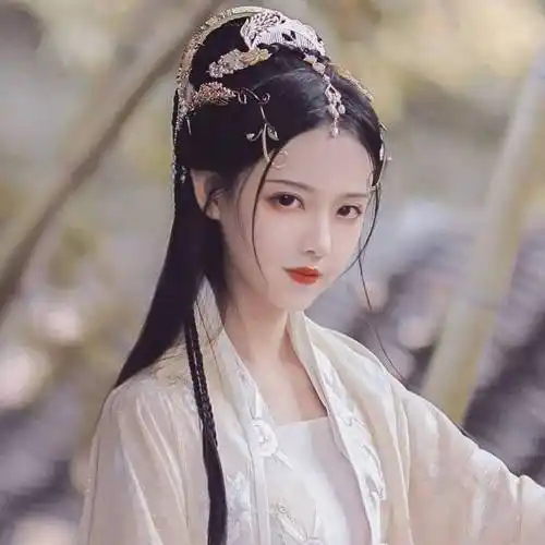 唯美意境古风女生头像自在飞花轻似梦无边丝雨细如愁