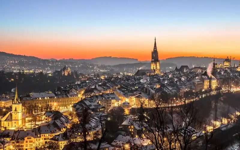 瑞士伯尔尼自然风光桌面壁纸