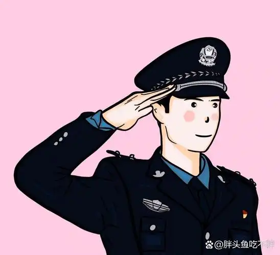 警察叔叔头像 我将生命与荣耀献给藏蓝,今夜如此,夜夜皆然