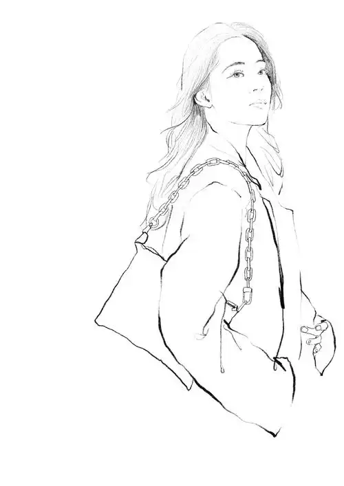 ootd 手绘 头像 定制 素描 彩铅 穿搭 欧阳娜娜|插画|商业插画