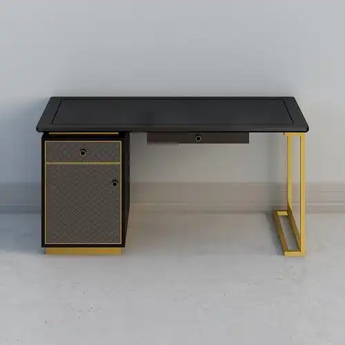 al-8130书桌3d模型