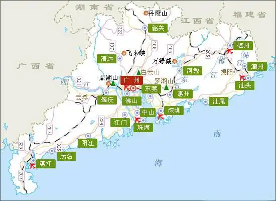 广东地图