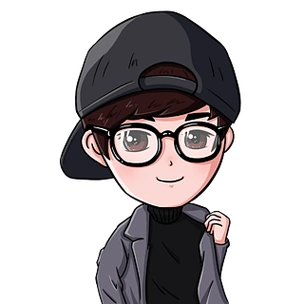 卡通q版可爱戴眼镜帽子男生帅气头像