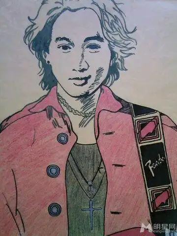 黄家驹卡通头像带歌词的