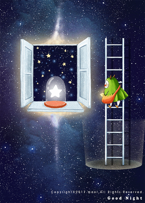 gif动态图 治愈 宇宙 星球 天空 梦幻 男生 女神 蓝色系 动图壁纸