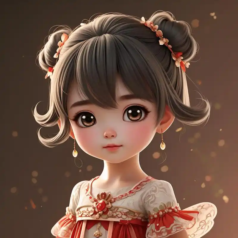 q版小女孩头像97超萌可爱!