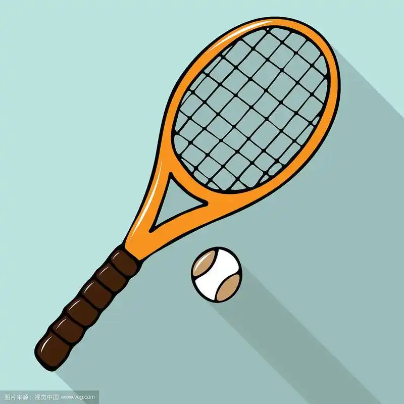 用手绘网球拍