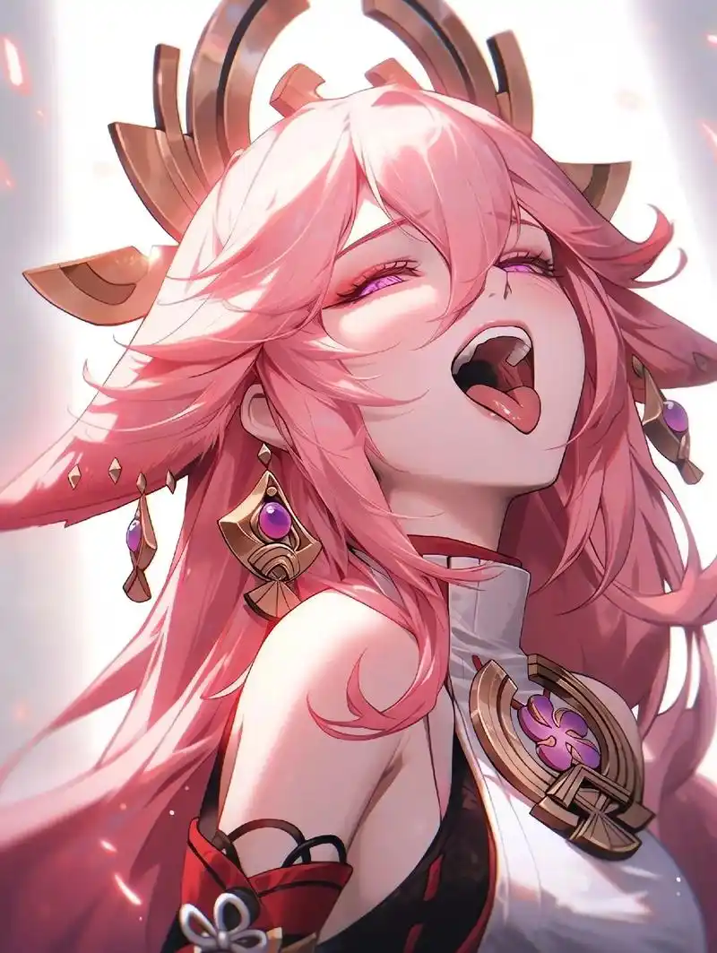 二次元美图 #八重神子 #原神 #原神女角色 - 抖音