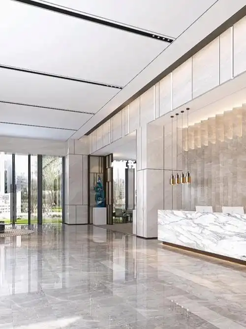 分享36套甲级写字楼cbd大厦前台大堂设计