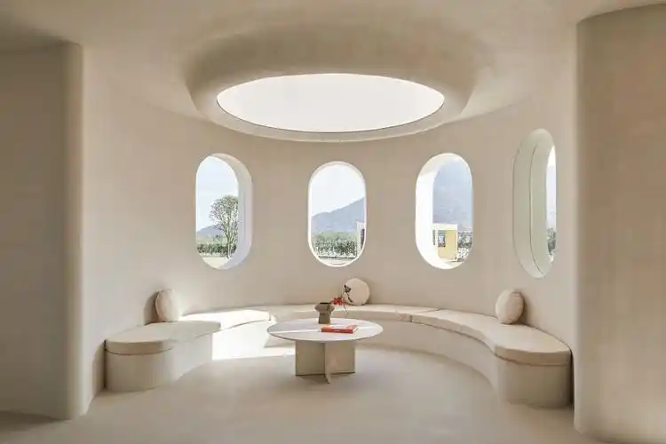 也间设计×摄影空间:空间中的白月光