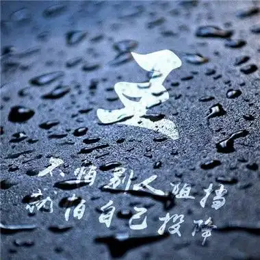 2022励志正能量头像不怕别人阻挡就怕自己投降