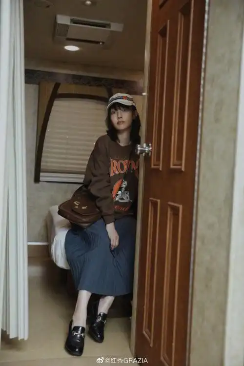 翻造型##白百何穿搭33天##据说这叫ootd