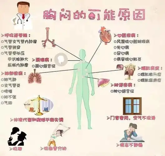 胸闷的可能原因