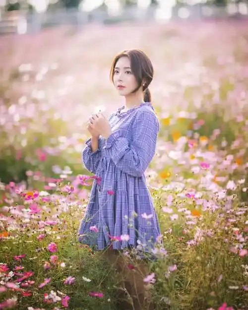 拍春天人像照片不会摆姿势来学这7个摄影美姿吧优美自然