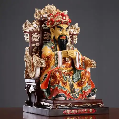 熙曼蒂纯铜广济龙王爷王爷神像东海海龙王家用供奉摆件