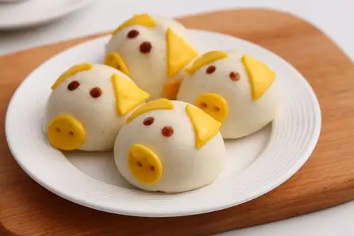 馒头/包子/汤包/煎包 卡通包3袋装,今日下单送1袋,共4袋,造型可以随意