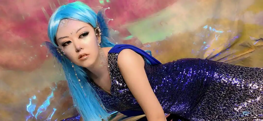 人鱼精灵时尚造型,影视妆容分享