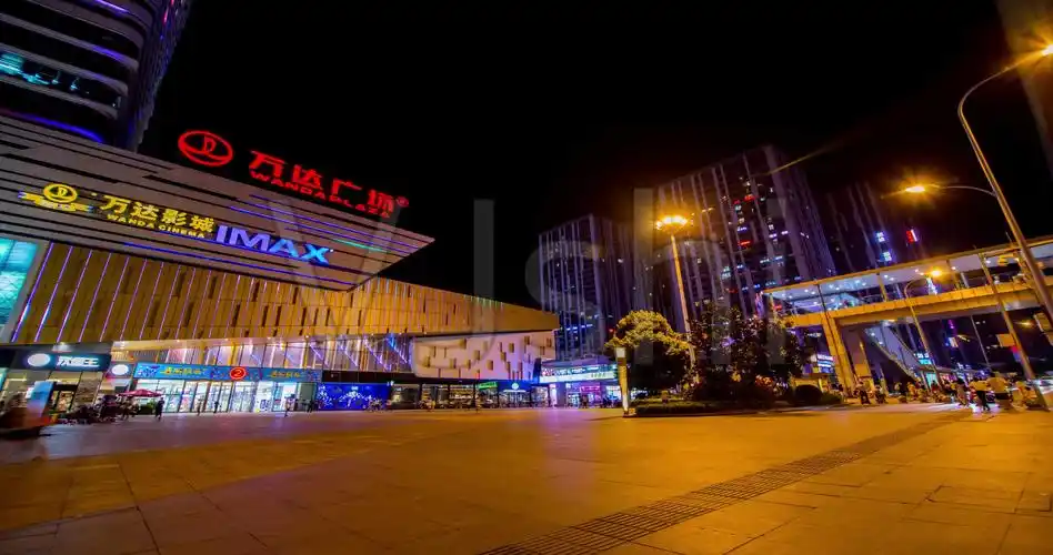 鱼洞万达广场_4096x2160_高清视频素材下载(编号:4787762)_实拍视频