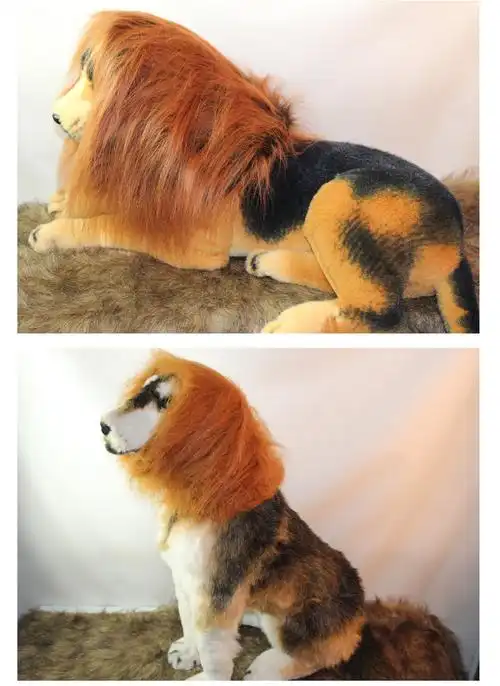 宠物用品 独家宠物假发 狮子头套 猫咪假发 狗狗围脖