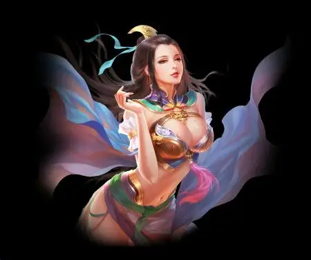 求手绘游戏美女cg!高清的哦!