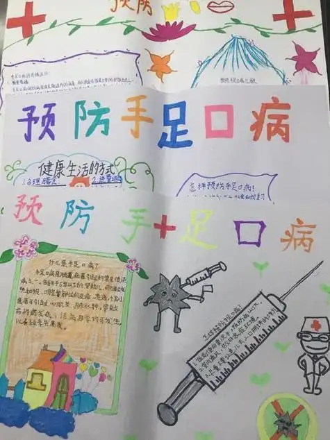 怎么画手足口病手抄报手足口病手抄报