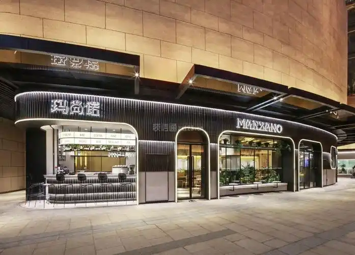 餐厅店面门头装潢设计图片大全_装信通网效果图