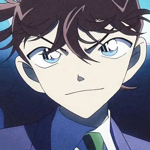 新一 工藤新一头像 柯南 毛利兰头像 毛利兰 小兰 情侣头像 情侣 可爱