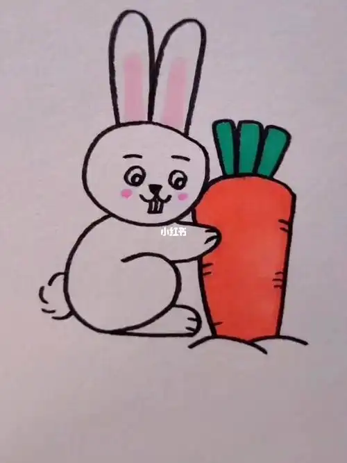 用数字123画可爱的兔兔92_兔子_简笔画_画个简笔画_兴趣爱好_绘画