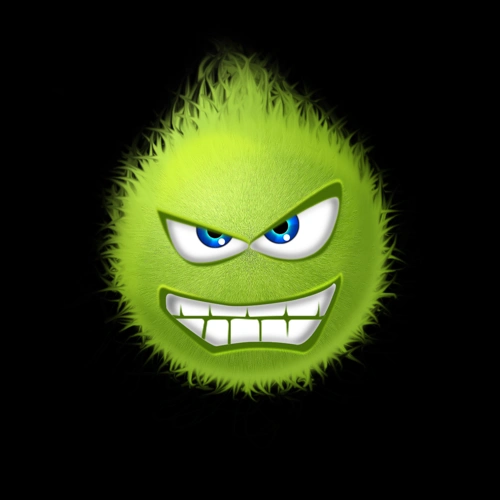 临摹——绿毛怪