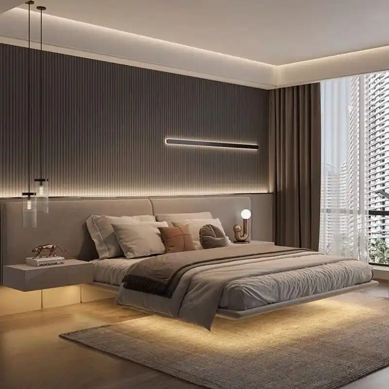 经典版:无床屏的设计;可有郊的节省空间,适用于小户型房间或对床的