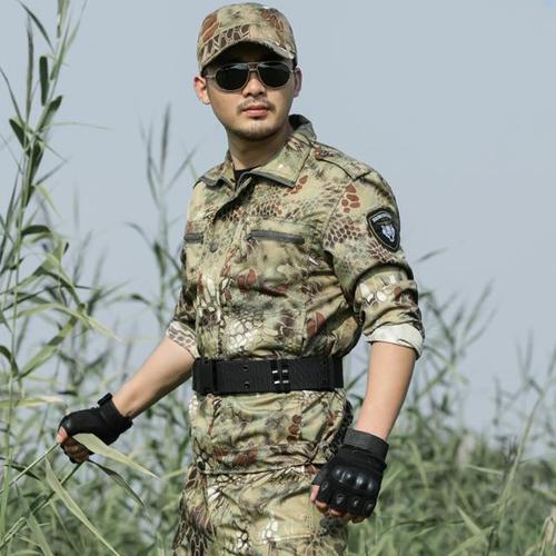 正品军训军装野战特种兵迷彩服套装作训服