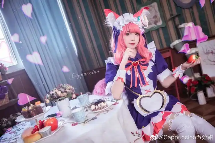 【cos正片】给回忆加糖,客人请用心品尝 王者荣耀 妲己女仆咖啡@cappu