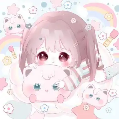 卡通q版可爱女生头像