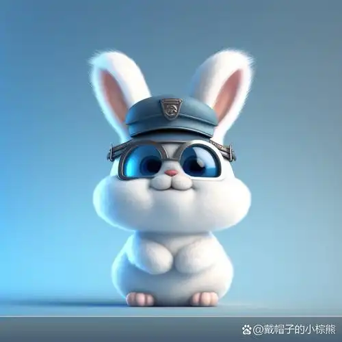 帅气的小兔子头像来咯