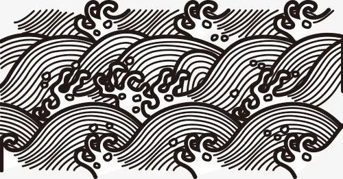 古典纹路波浪png图片素材下载_古典png_熊猫办公