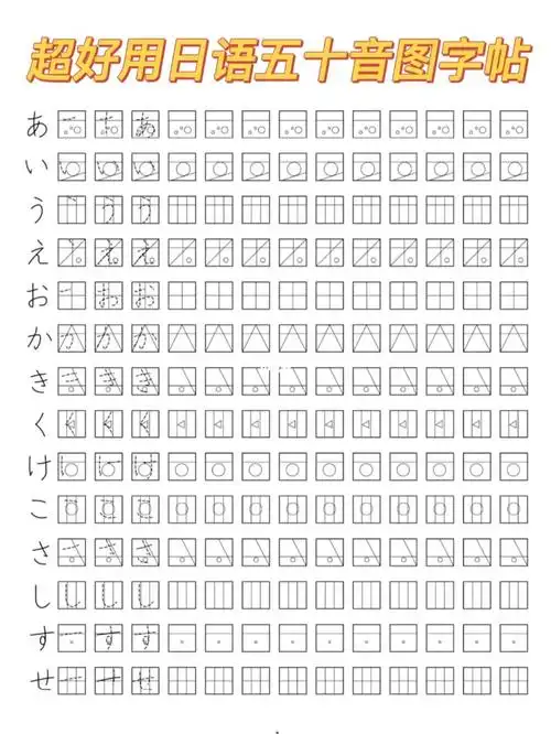 三分钟让手写假名变漂亮75建议打印临摹75