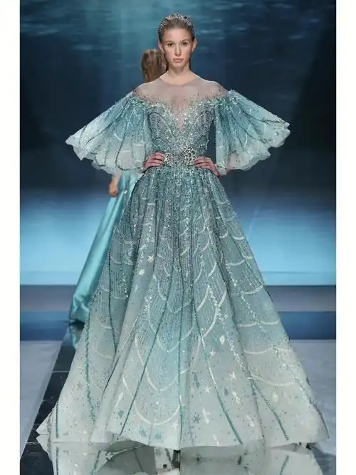 瀚如海洋灿若星河ziadnakad2020ss高定