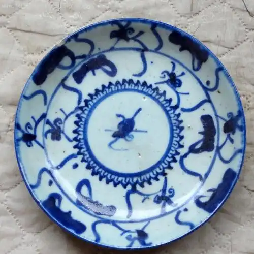 清代青花盘