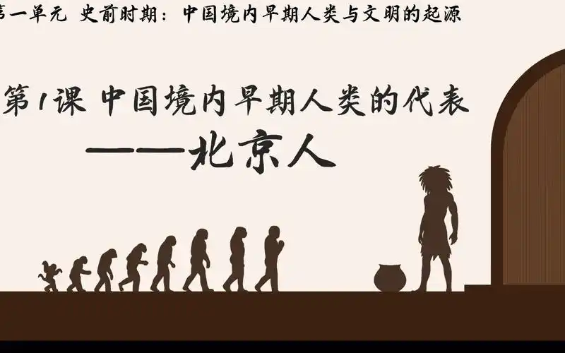 七上历史第一课1 中国境内早期人类的代表——北京人/元谋人/山顶洞人