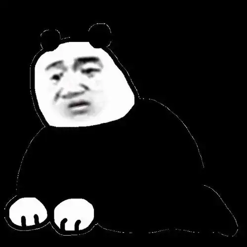 表情包 | 黑衣熊猫头gif表情包 - 知乎