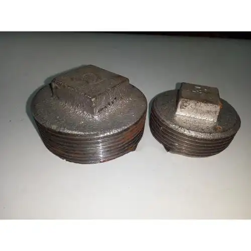 管堵外丝堵头丝堵4分6分1寸消防管喷淋管试压封头螺纹管堵651006分