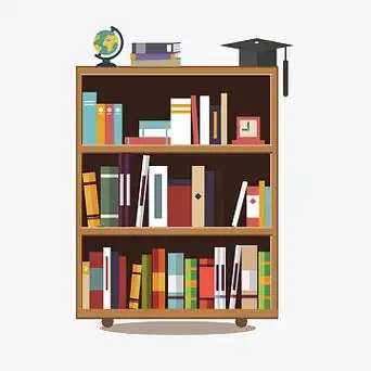 卡通书架png下载