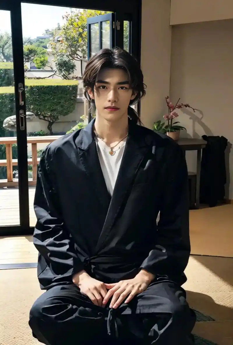 日系少年 #长发男生  - 抖音