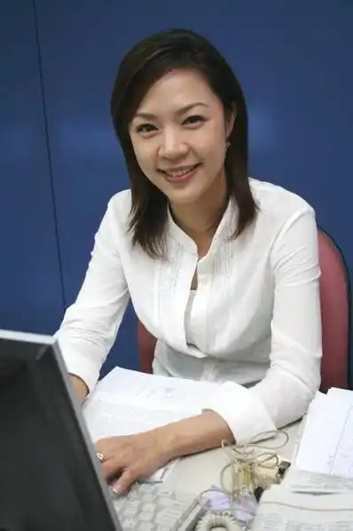 图为张嘉欣.(资料图)[nextpage]图为张嘉欣主持.