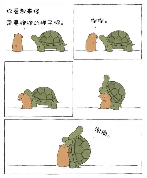 小动物们的可爱对话爆笑图片