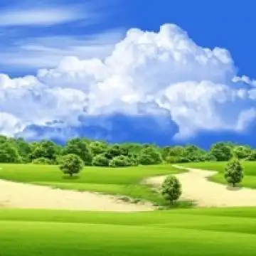 绿色是黄色和蓝色的结合色,风景头像图片-回车桌面