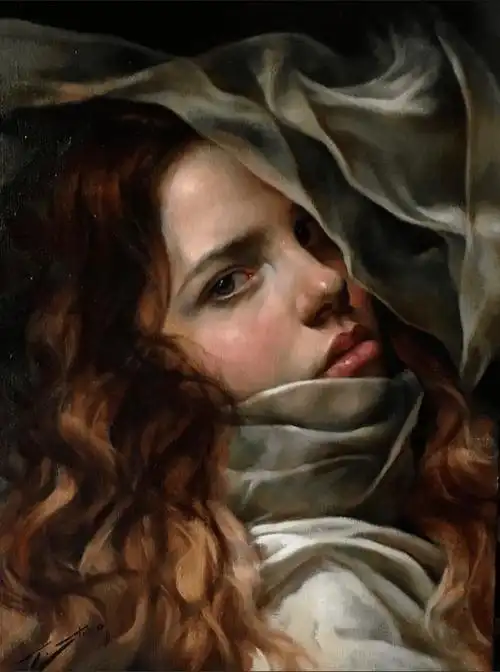 意大利画家吉安尼·斯特里诺超写实人物油画艺术作品欣赏!