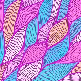 摘要手绘的波矢量纹理