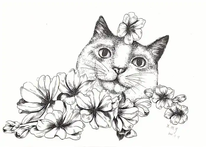 疫情停课美术老师都在做什么黑白线描学习